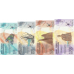 P97,P98,P99,P100 Madagascar - 100,200,500 & 1000 Ariary Year ND (2017) (4 Notes)